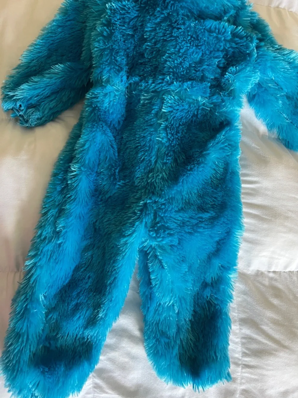 Sesame Street Cookie Monster Plush Blue Infant Costume Size 12-18 Months